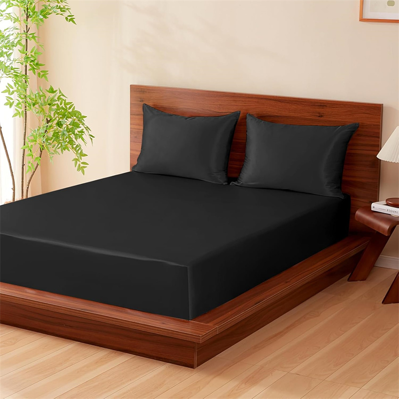 Silk Pillowcase Set - Glattes 3-teiliges Set aus Maulbeerseide, Hochwertiges