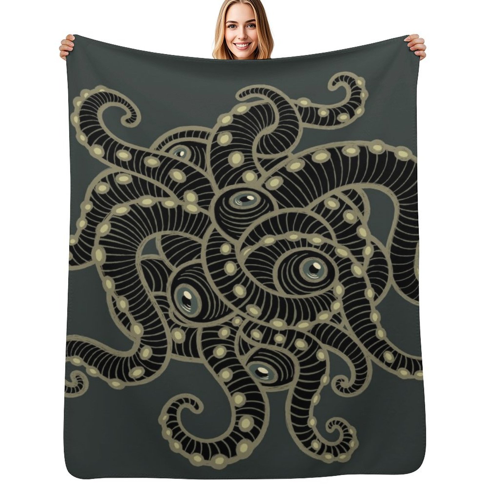 Luxury Lifestyle Travel - Cthulhu Lifestyle Überwurfdecke Dekorative Bettdecke Niedliche