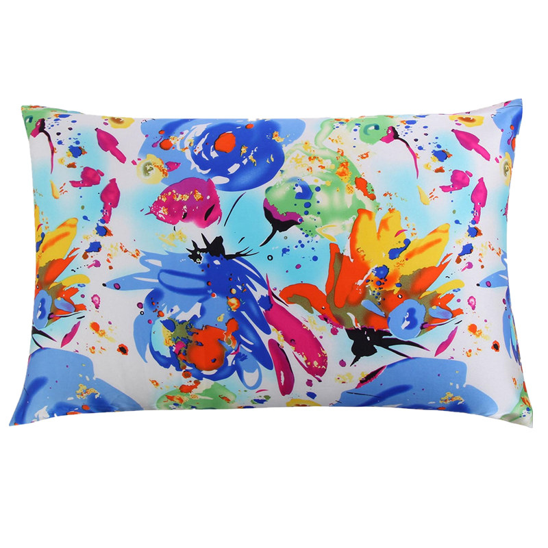 Silk Pillowcase Set - Silk Zipper Kissenbezug 1pc 100% Natur