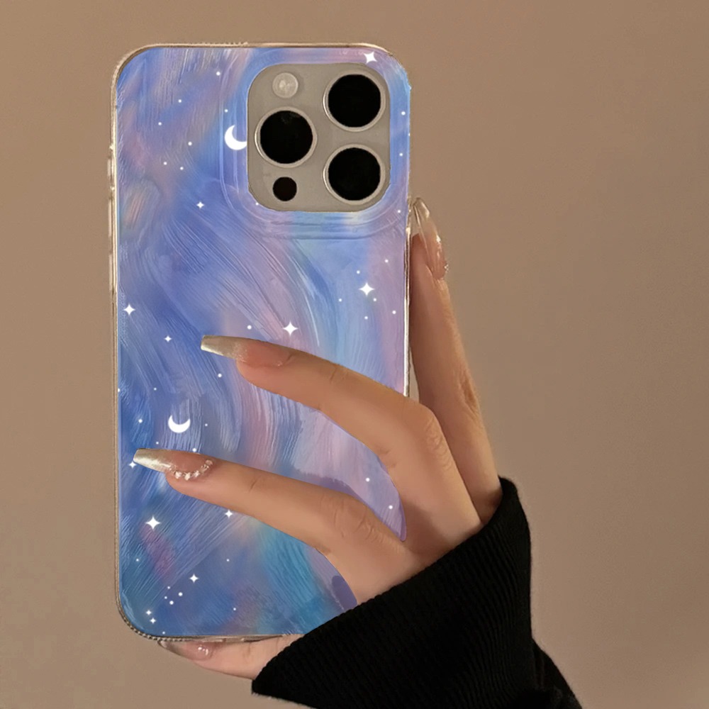 Xiaomi Redmi Note 13 - Modische Glitzer-Sternen-Gradienten-Handyhülle für Xiaomi Redmi Note
