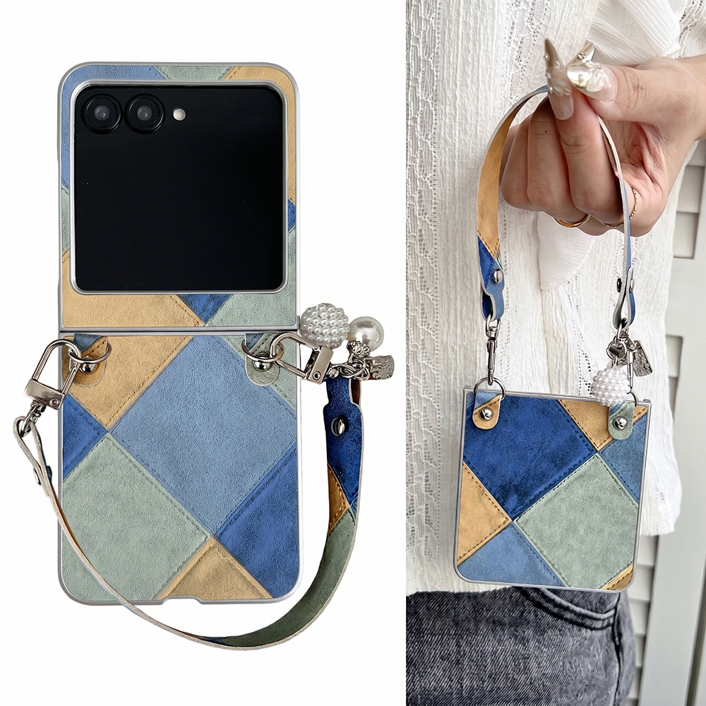 Luxury Lifestyle Travel - Klappbare Handyhülle für Motorola Razr 60
