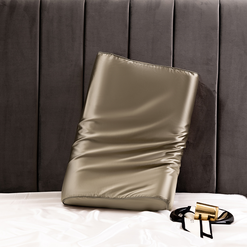 Silk Pillowcase Set - Satin-Seiden-Kissenbezug für Memory-Schaum und Latex-Kissen, solider