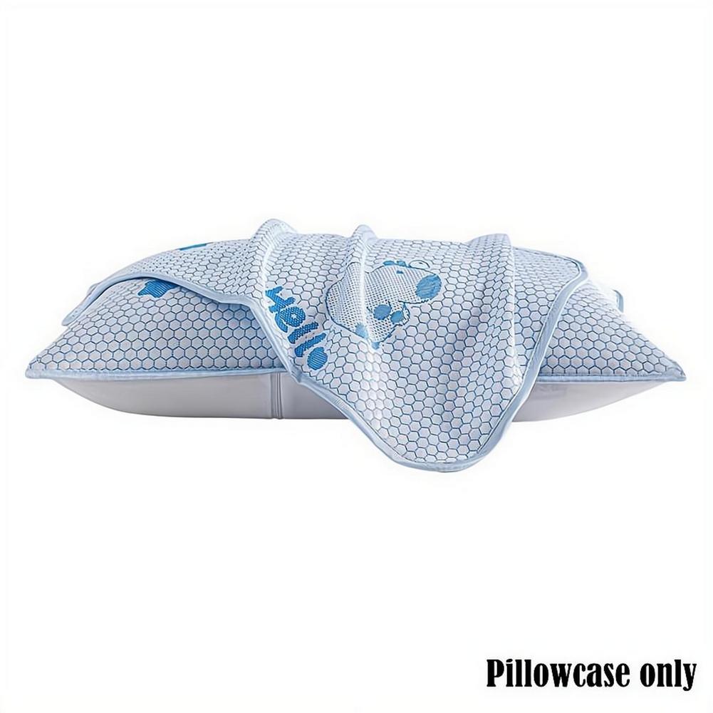 Silk Pillowcase Set - Sommerliche Kühlheit: Eisseide Kissenbezug & Eisbohnen-Kissenbezug-Set