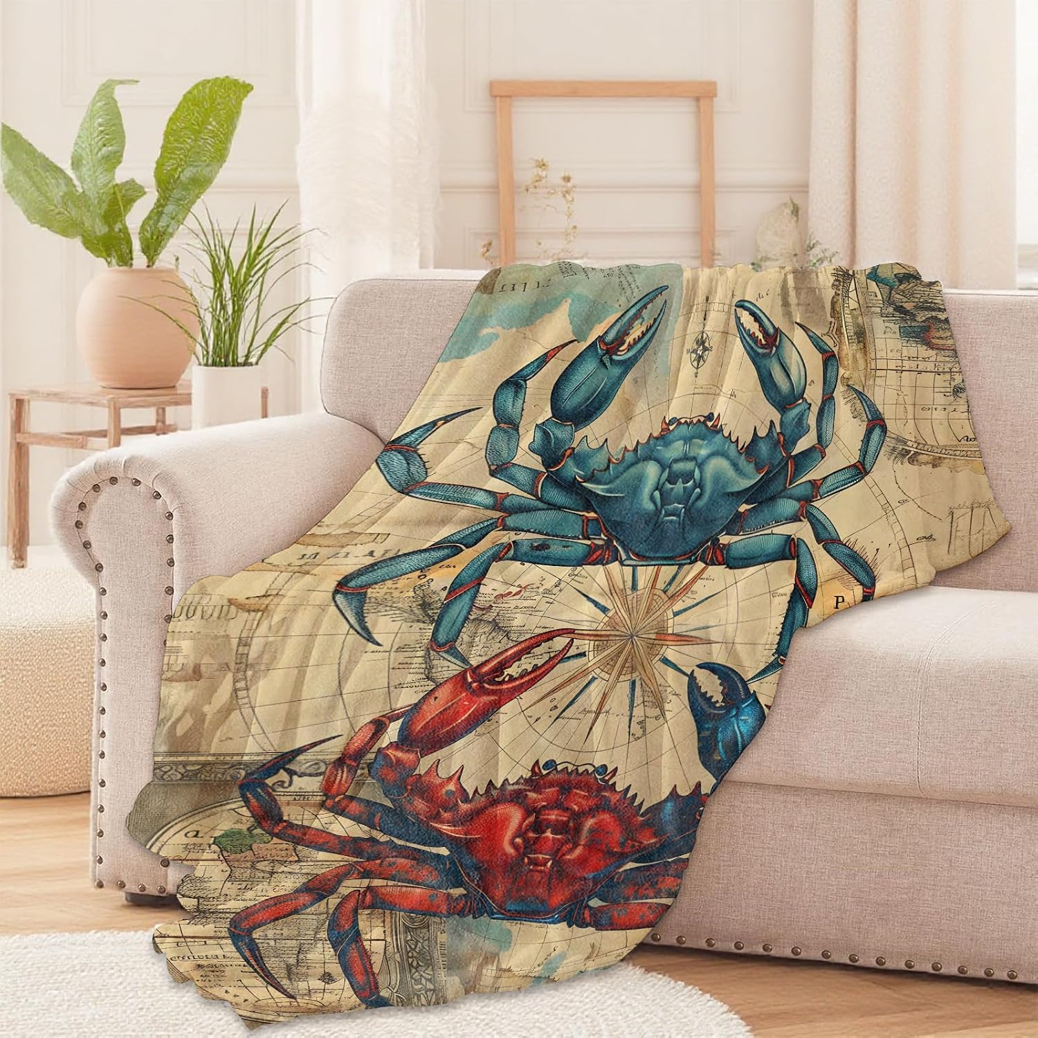 Giant Crab Vintage Nautical Ma – Luxury Lifestyle Travel Bewertung und Preis