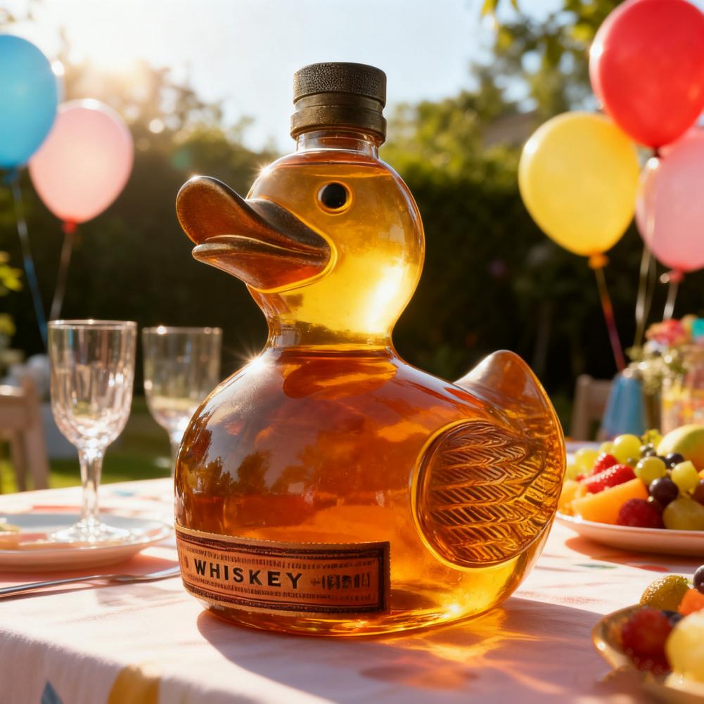 Enten-Whisky-Flasche, Glas, Ti – Glass Decanter Whiskey Bewertung und Preis