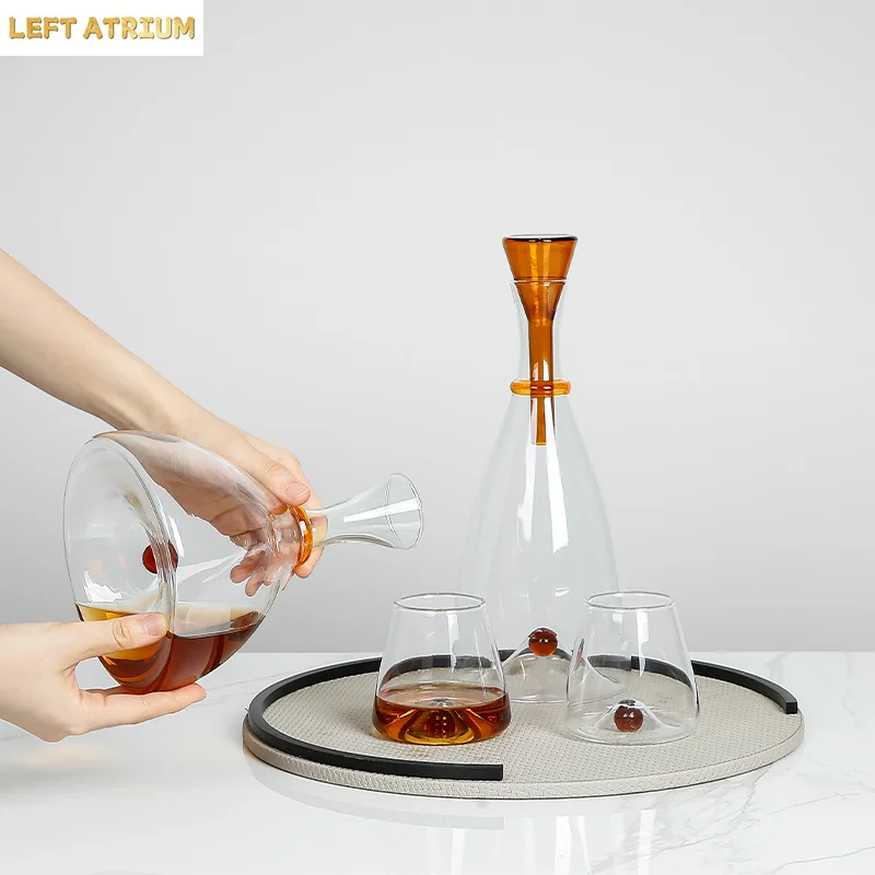 Moderner Minimalistischer Glas – Glass Decanter Whiskey Bewertung und Preis