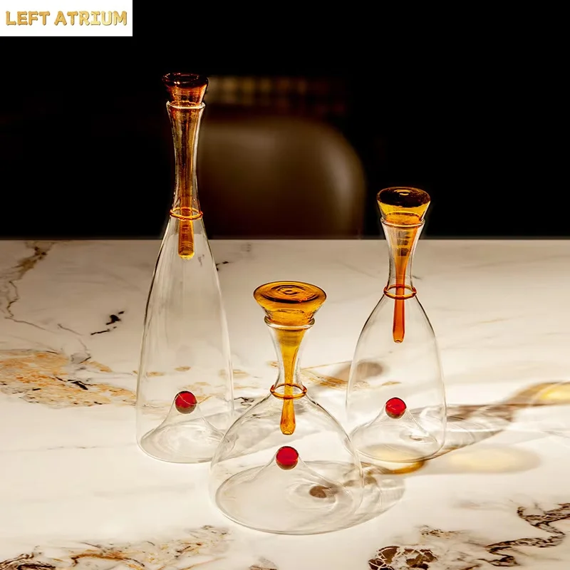 Moderner Minimalistischer Glas – Glass Decanter Whiskey Bewertung und Preis