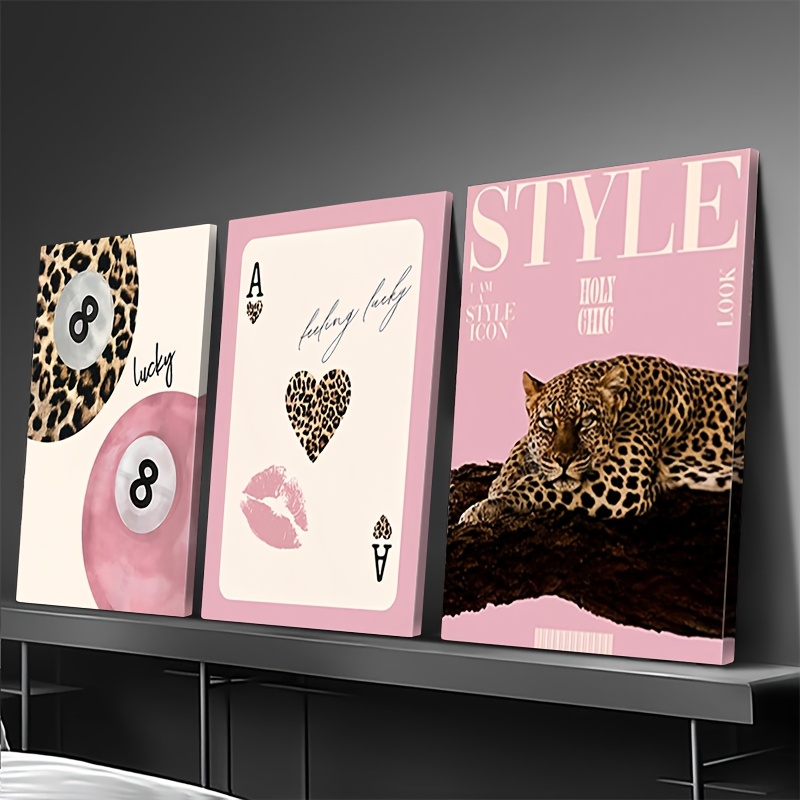 3-teiliger Leoparden-Geparden- – Luxury Lifestyle Photography Bewertung und Preis
