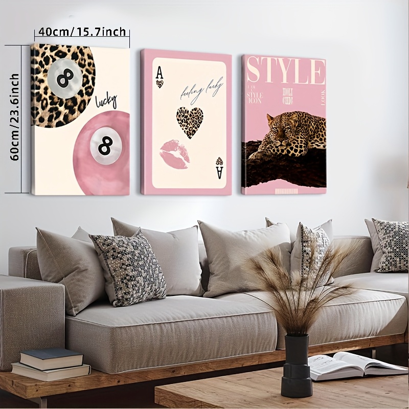 3-teiliger Leoparden-Geparden- – Luxury Lifestyle Photography Bewertung und Preis