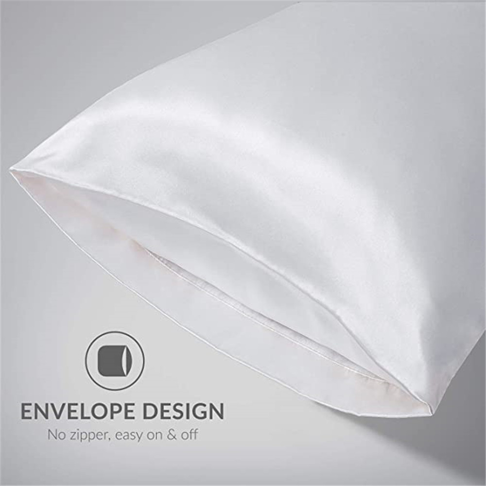2 teile/los Solide Seidige Sat – Silk Pillowcase Set Bewertung und Preis