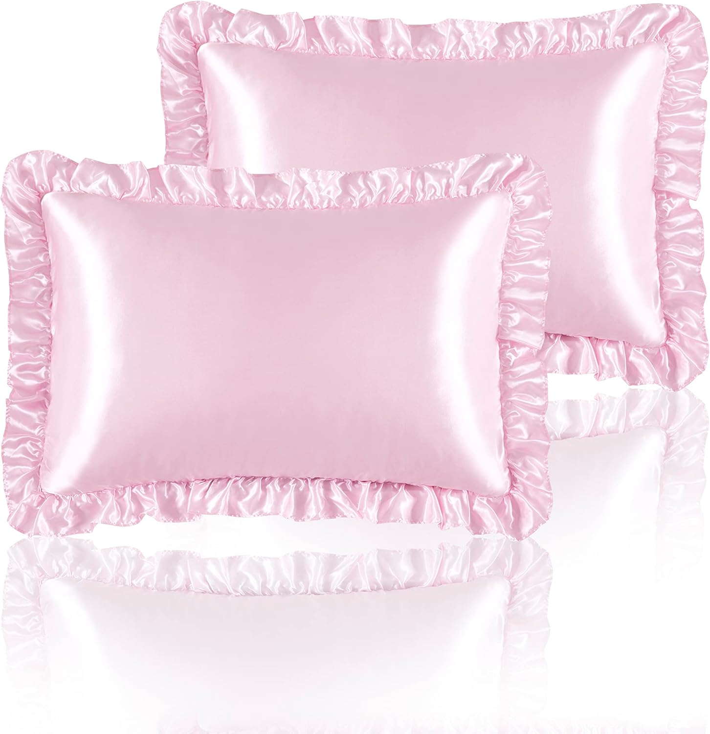 2 Stück Satin-Rüschenkissenbez – Silk Pillowcase Set Bewertung und Preis