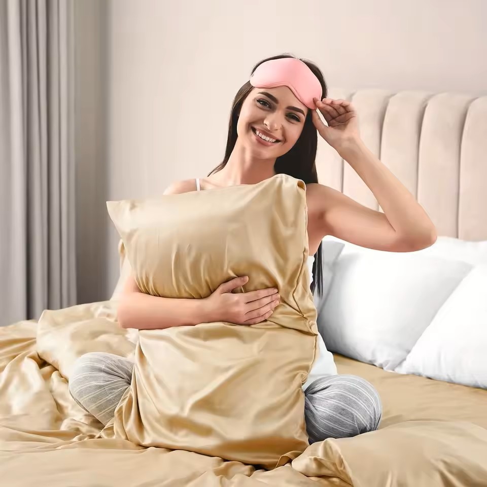 1 Stück Satin-Kissenbezug für  – Silk Pillowcase Set Bewertung und Preis