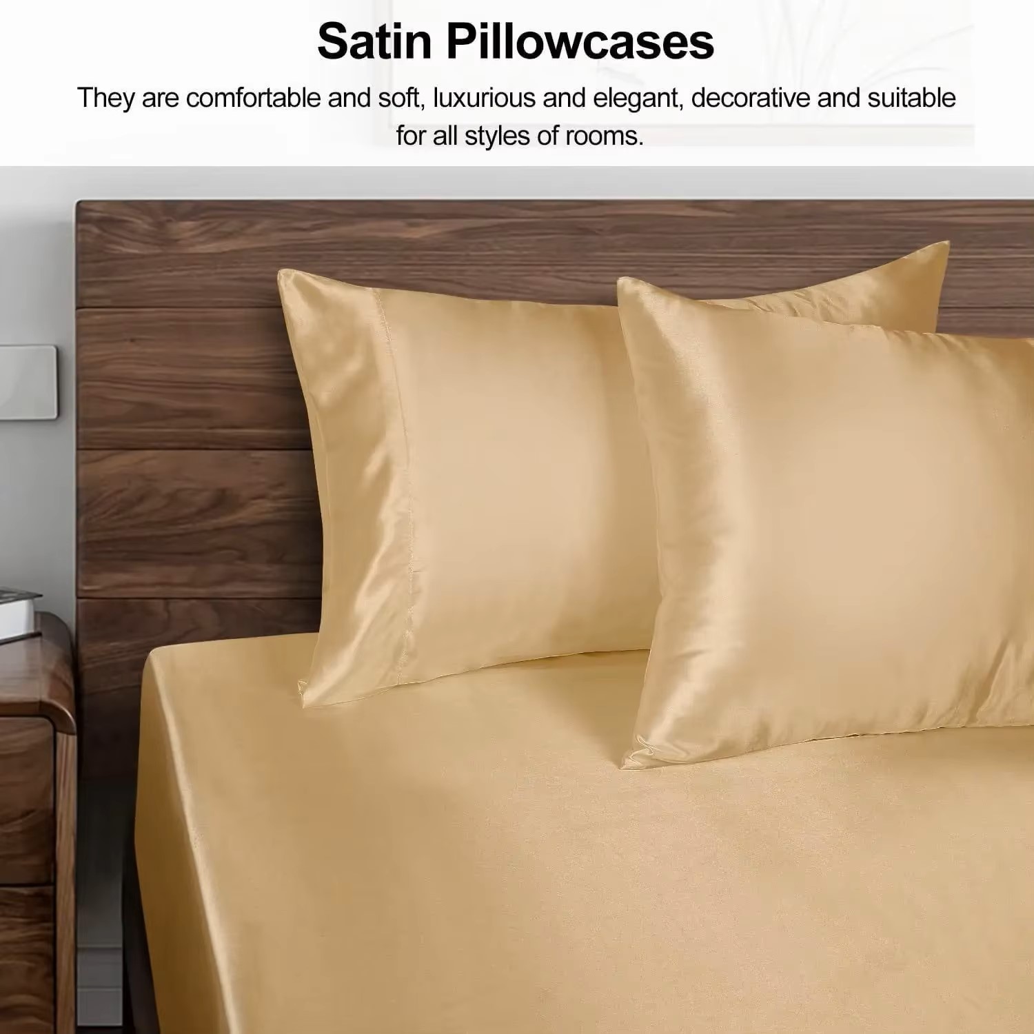 1 Stück Satin-Kissenbezug für  – Silk Pillowcase Set Bewertung und Preis